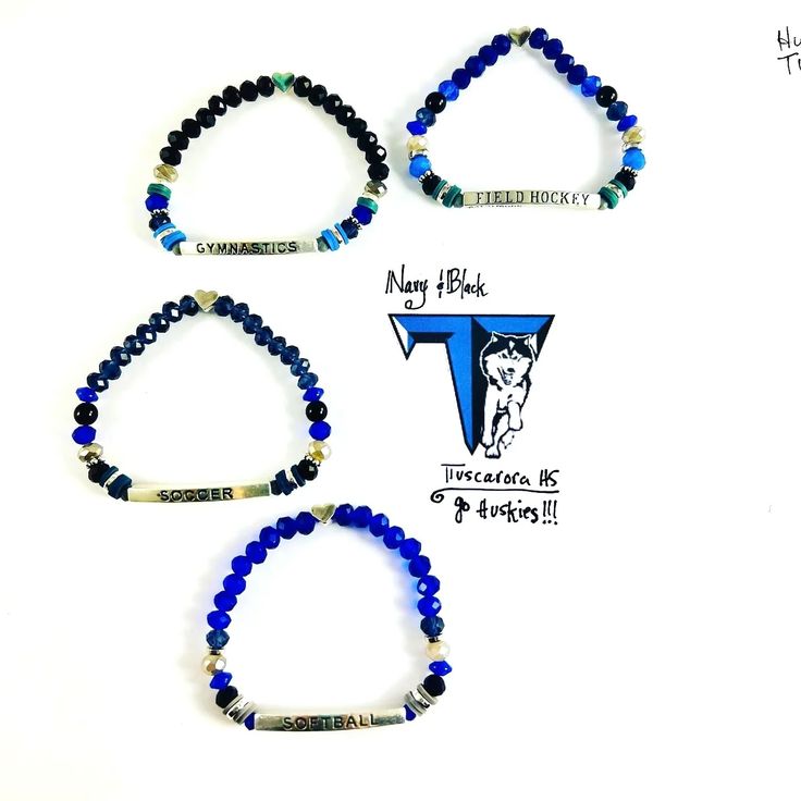 Sports Bracelets - Loudoun County High School Team Colors