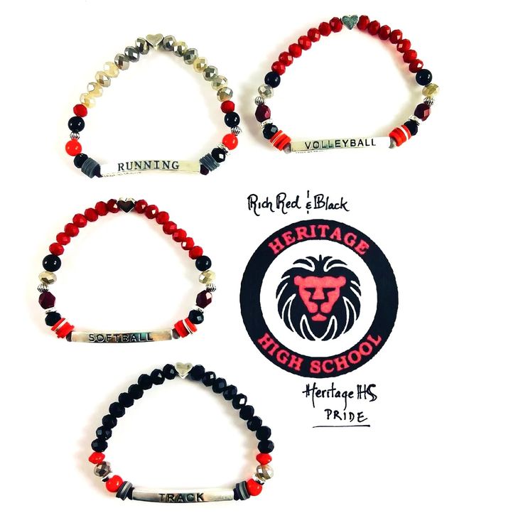 Sports Bracelets - Loudoun County High School Team Colors