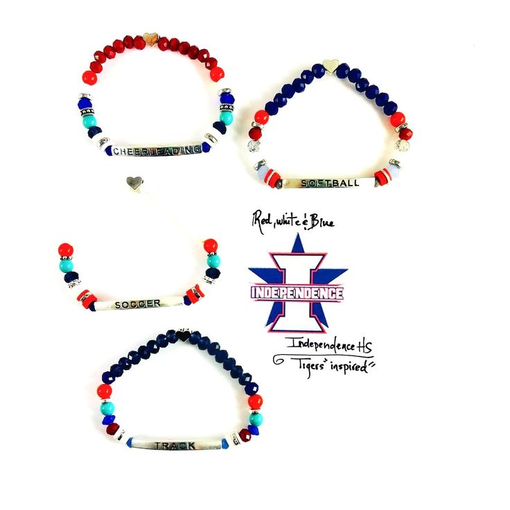 Sports Bracelets - Loudoun County High School Team Colors