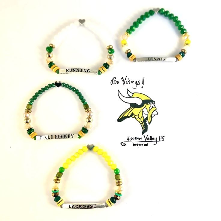 Sports Bracelets - Loudoun County High School Team Colors