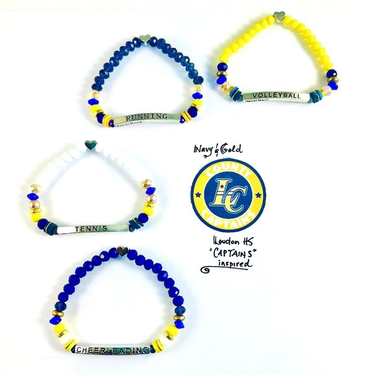 Sports Bracelets - Loudoun County High School Team Colors