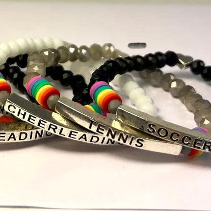 Sports Bracelets - Mixed Color Combinations