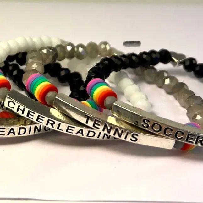 Sports Bracelets - Mixed Color Combinations