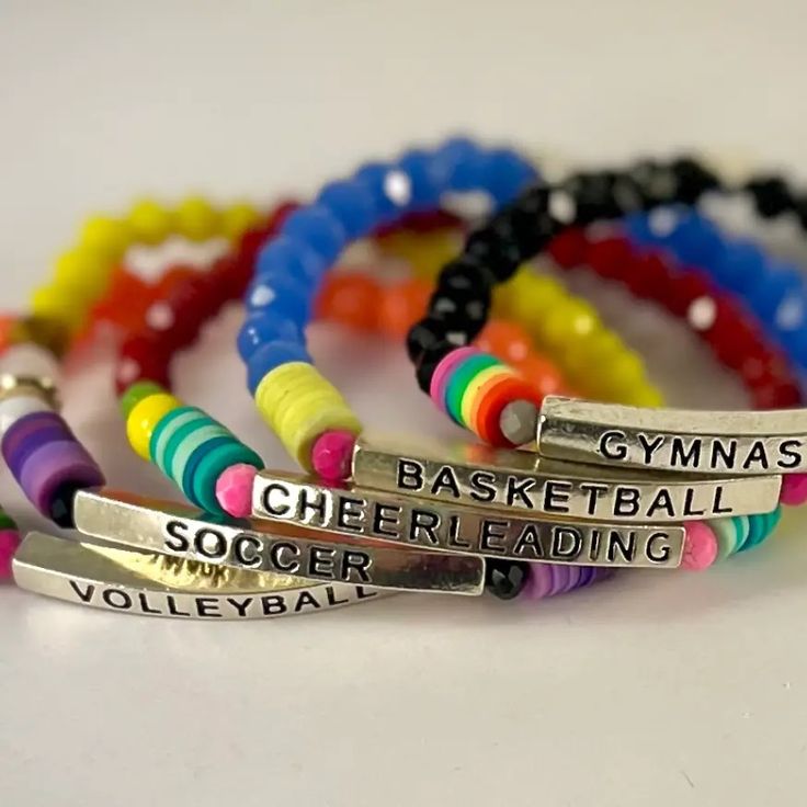 Sports Bracelets - Mixed Color Combinations