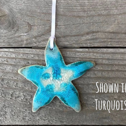 Starfish Ceramic Ornament ~ Pottery