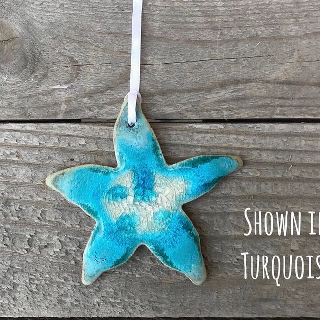 Starfish Ceramic Ornament ~ Pottery