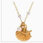 Pearl Sea Shell & Starfish
