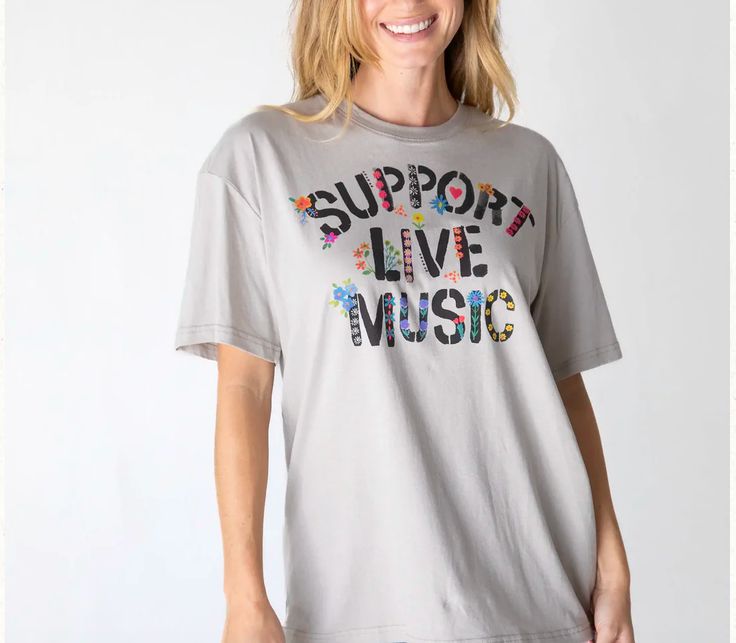 Support Live Music Boyfriend Tee