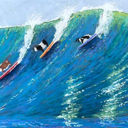 Surfing Cows Notecards ~ Ali B Wiese