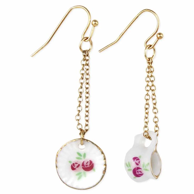 Miniature Tea Set Earrings
