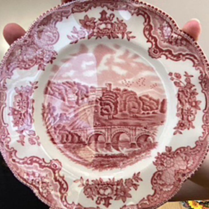 Vintage China ~ Old Britain Castles Pink By Johnson Brothers