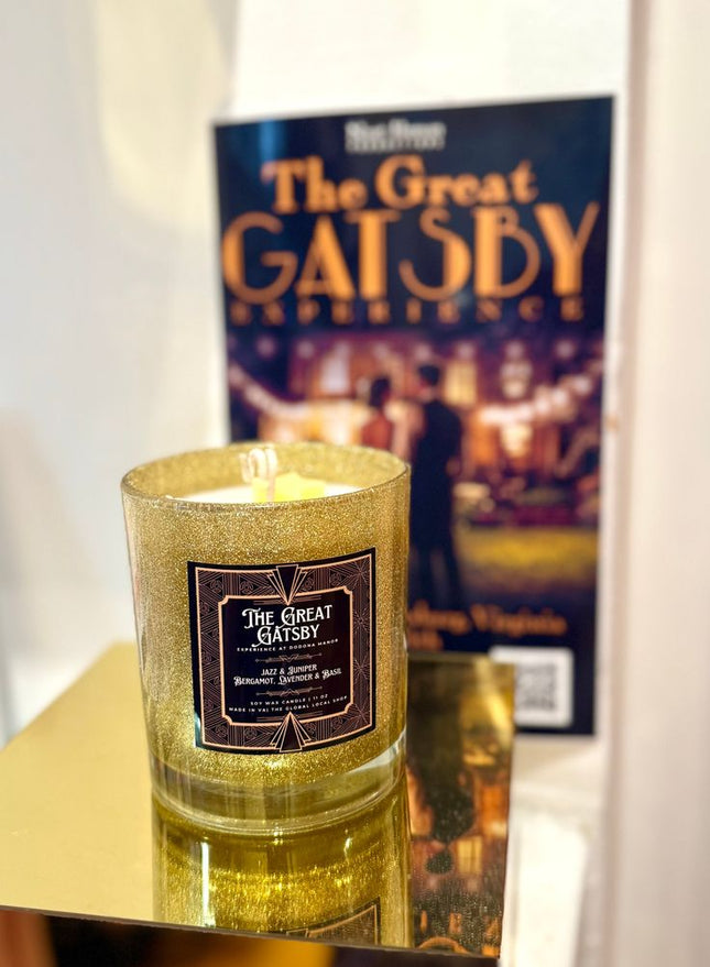 ✨ The Great Gatsby Candle – Jazz & Juniper Edition