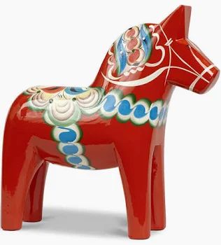 Handcrafted Swedish Dala Horses