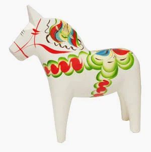 Handcrafted Swedish Dala Horses
