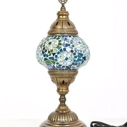 Turkish Mosaic Glass Lamp
