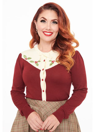 Unique Vintage ~ Red Sweater