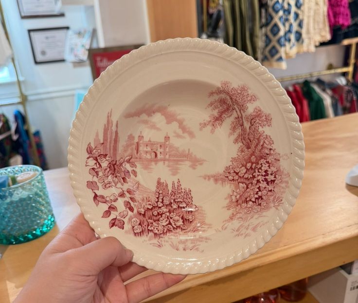 Vintage China ~ Castle in the Lake by the Johnson Brothers
