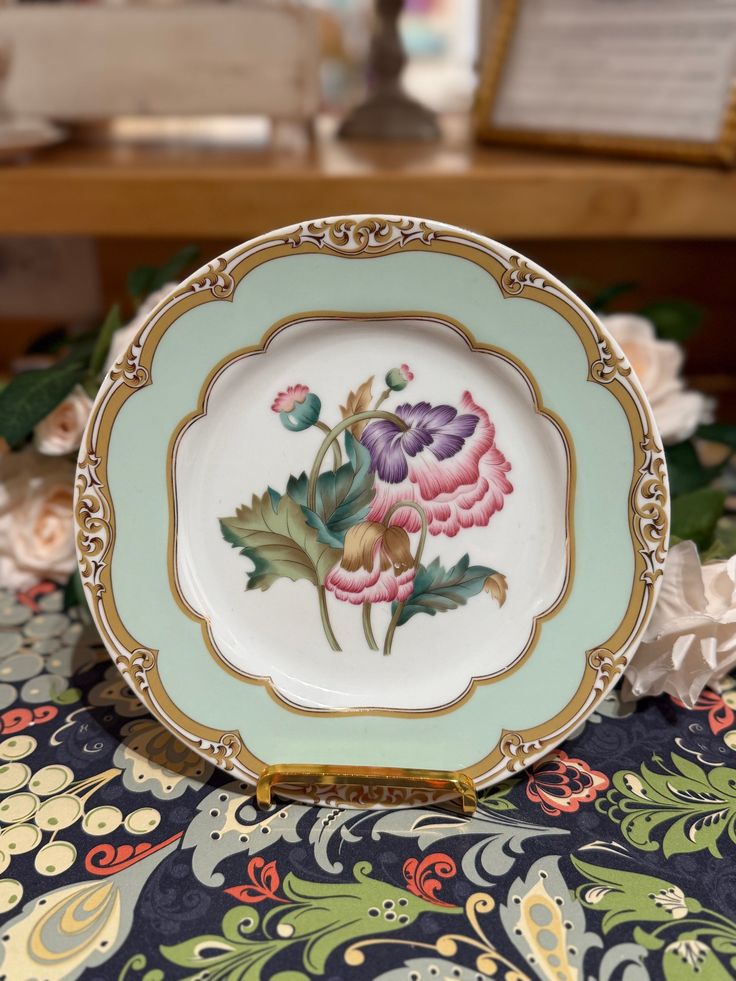 Vintage China ~ Polk Floral Andrea Sadek Plates