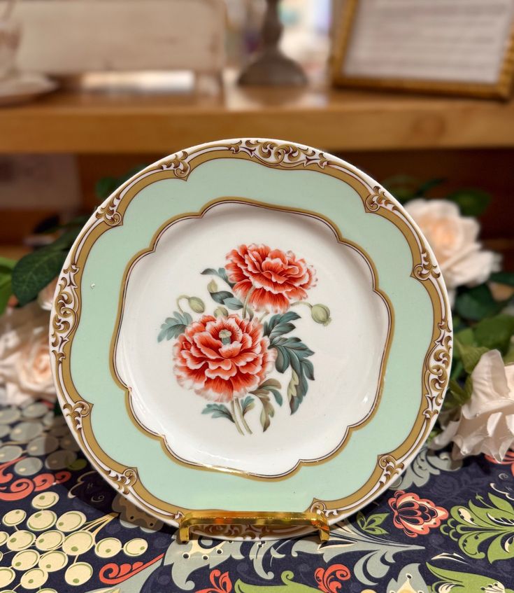 Vintage China ~ Polk Floral Andrea Sadek Plates
