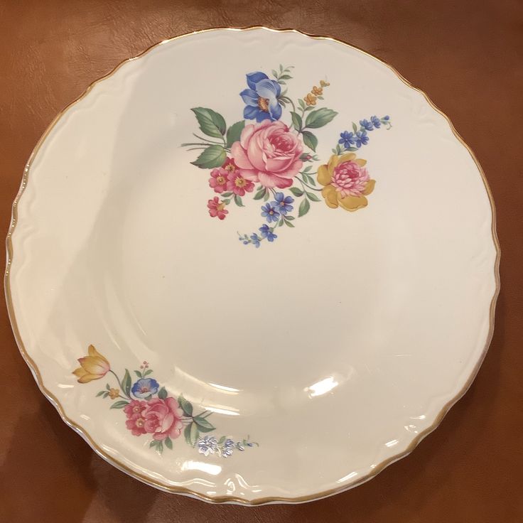 Vintage China ~ Scio Hazel Floral Pattern Plates