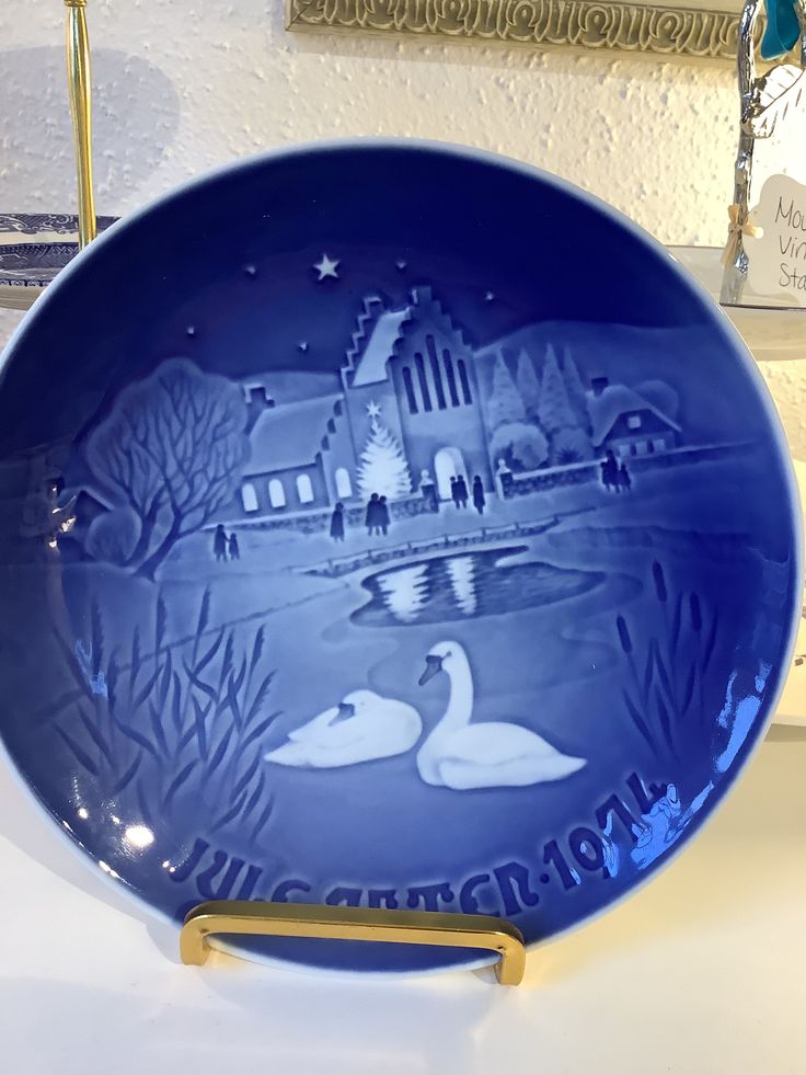 Vintage China ~ Village Christmas 1974- Bing and Groundal