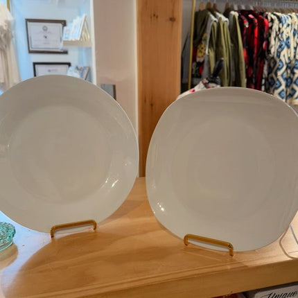 Vintage China ~ White Base Plates