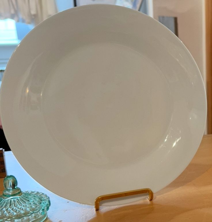 Vintage China ~ White Base Plates