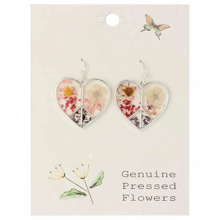 Vintage Pressed Flower Earrings