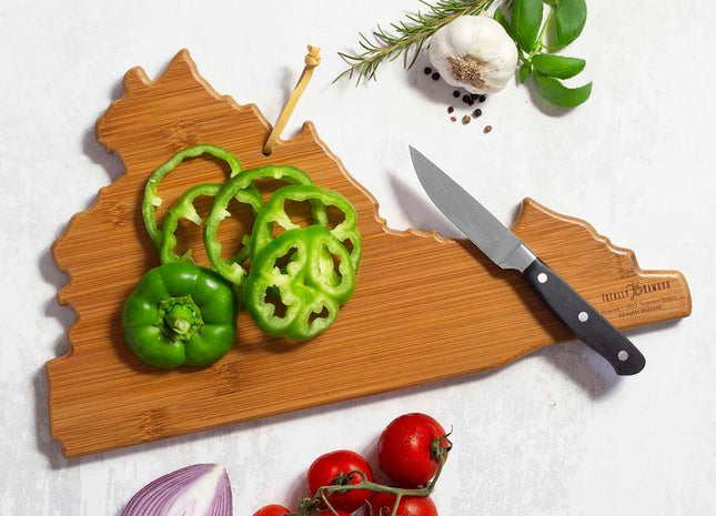 Bamboo Virginia Cutting Board ~ Art by Summer Stokes