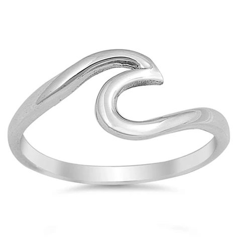 Sterling Silver ~ Wave Ring