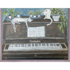 Cats on Piano