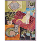 Cat on Rug