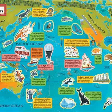 Barefoot Books ~ World Atlas Sticker Book - Paperback