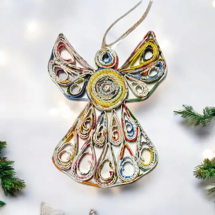 Upcycled Paper Ornaments