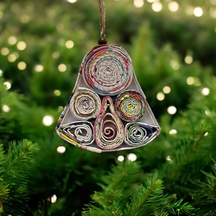Upcycled Paper Ornaments
