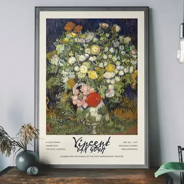 Vincent Van Gogh Bouquet of Flowers Exhibition Poster