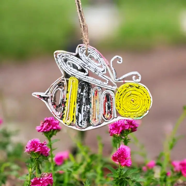 Upcycled Paper Ornaments