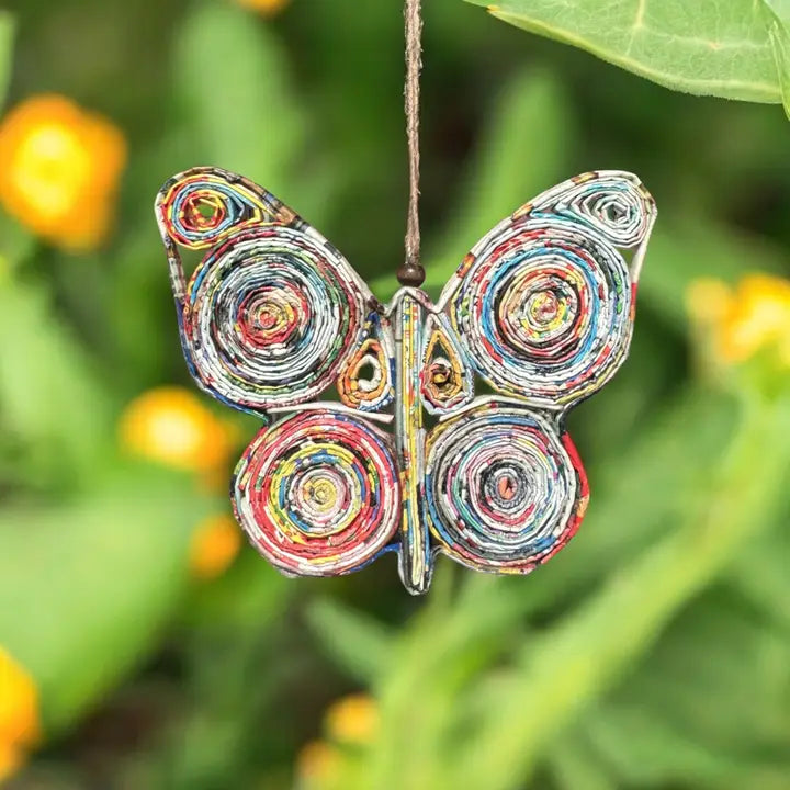 Upcycled Paper Ornaments