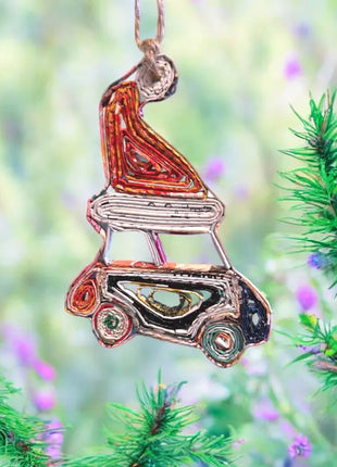 Upcycled Paper Ornaments