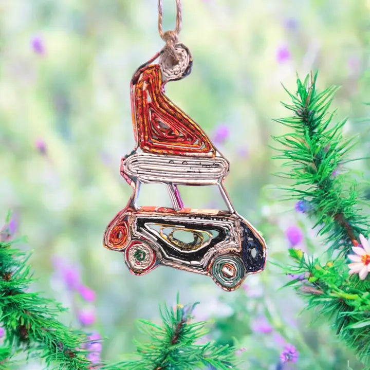 Upcycled Paper Ornaments