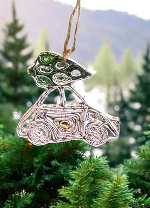 Upcycled Paper Ornaments