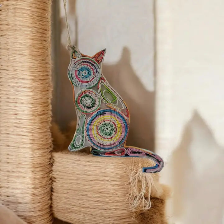 Upcycled Paper Ornaments