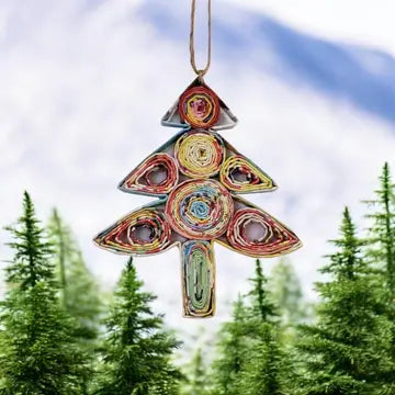 Upcycled Paper Ornaments