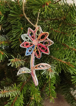 Upcycled Paper Ornaments