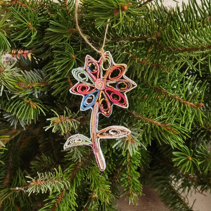 Upcycled Paper Ornaments