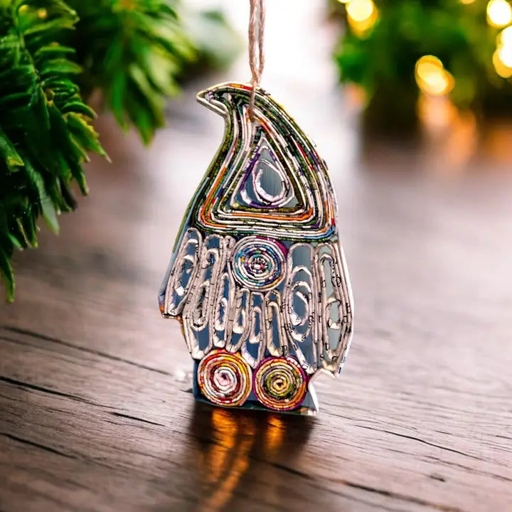 Upcycled Paper Ornaments