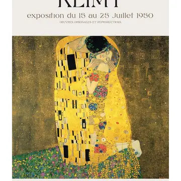 Gustav Klimt Exhibition Museum Poster