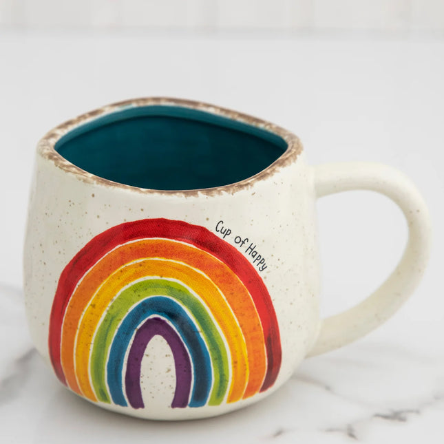 Artisan Rainbow Mug - Cup of Happy