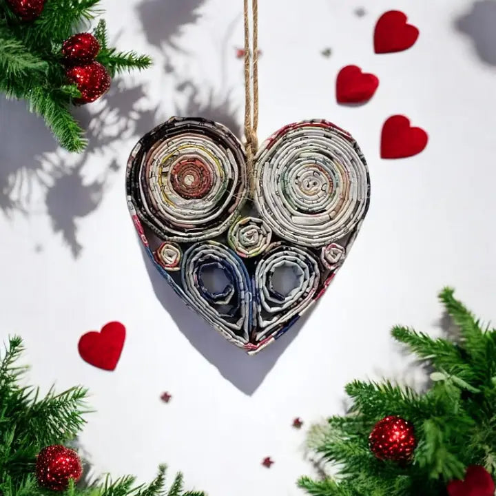 Upcycled Paper Ornaments