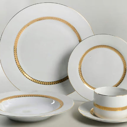 Vintage China — Imperial Gold Soup Bowl by Retroneu